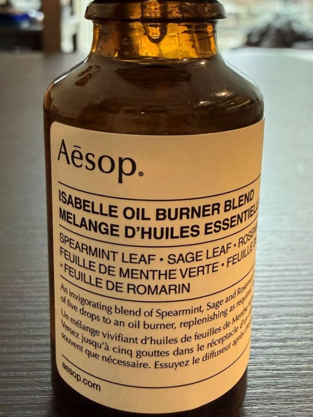 Aesop Isabelle Oil Burner Blend